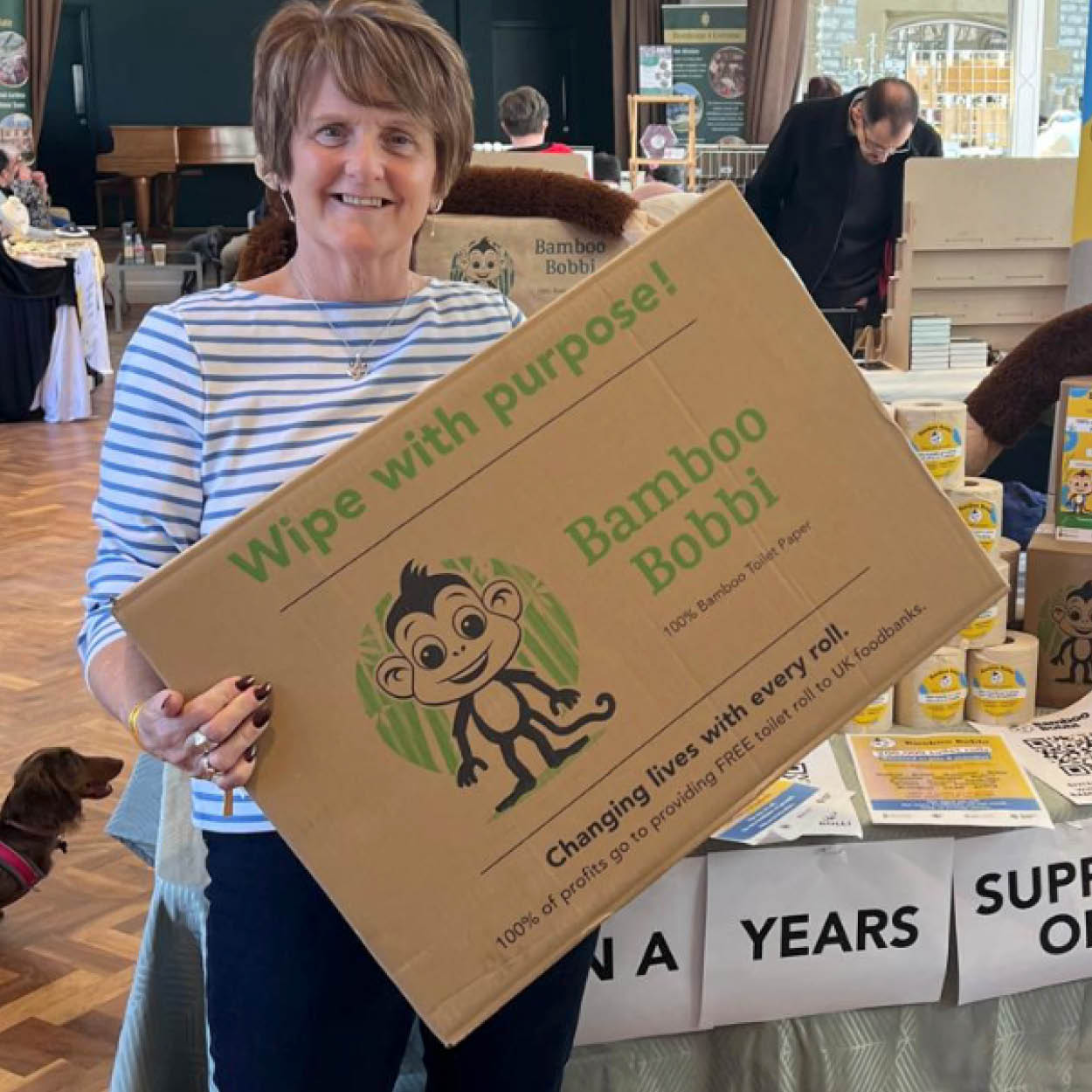 Happy Bamboo Bobbi customer