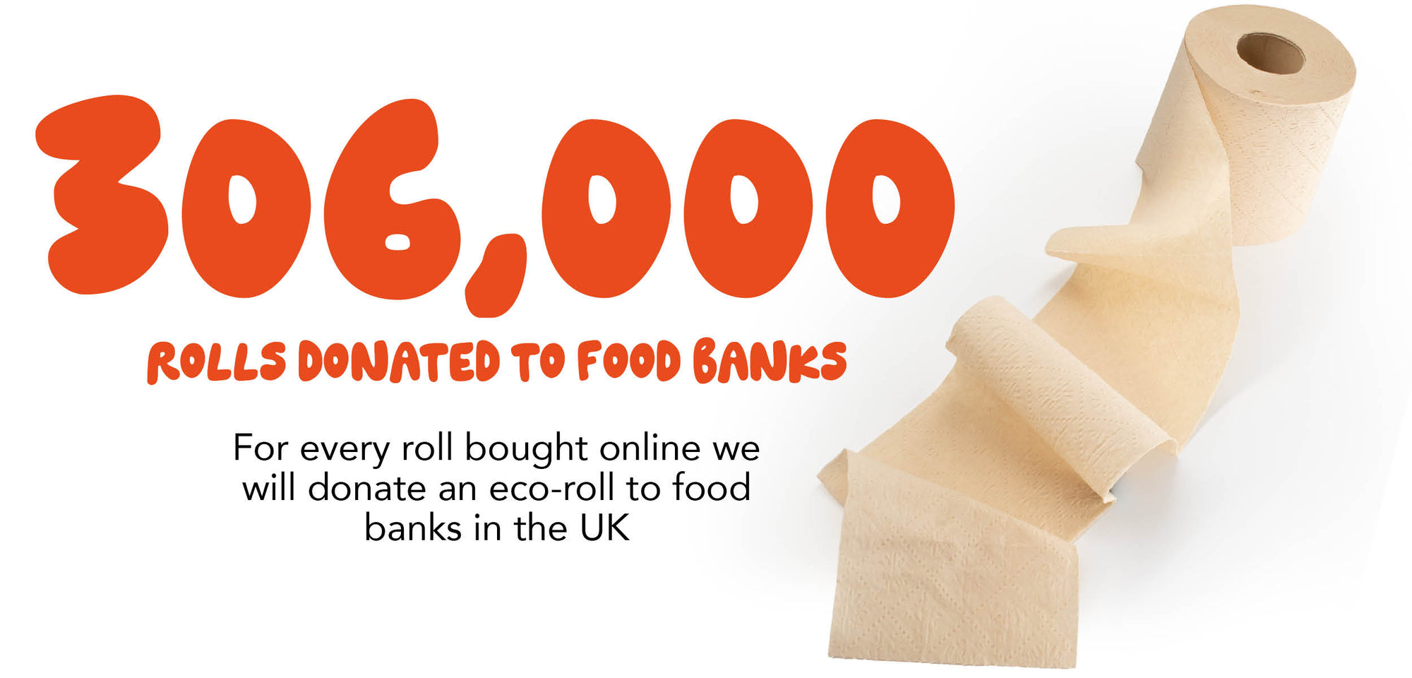 306_000 rolls donated to food banks