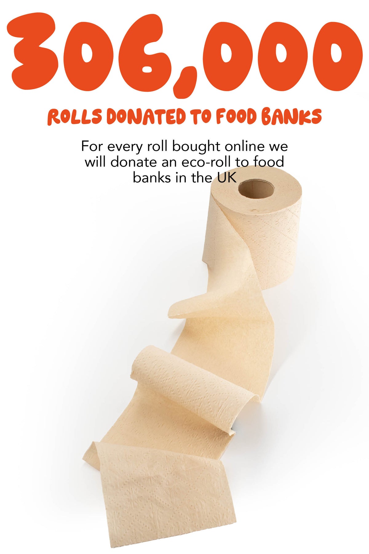 306,000 rolls donated to food banks