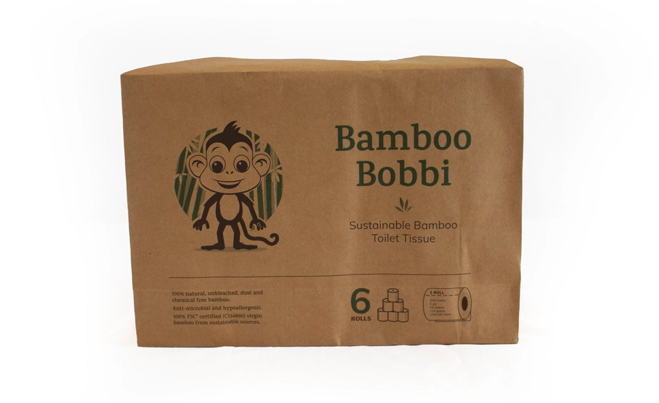 Bamboo Bobbi Toilet Roll - 6 pack