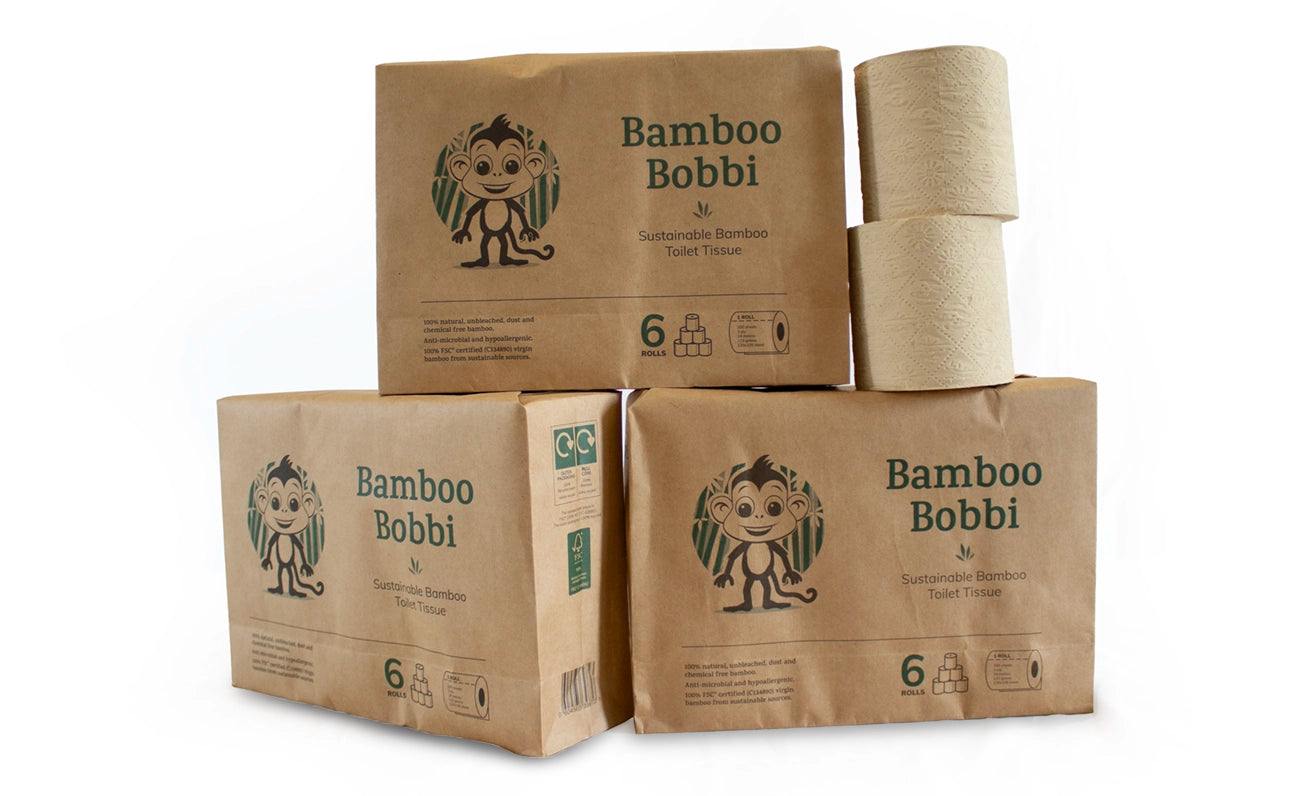 Bamboo Bobbi Toilet Roll - 6 pack