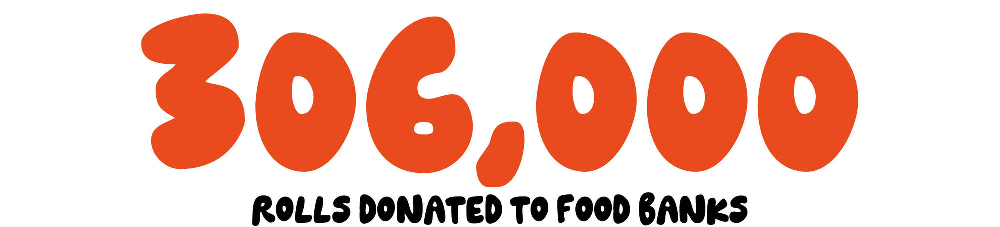 306,00 rolls donated